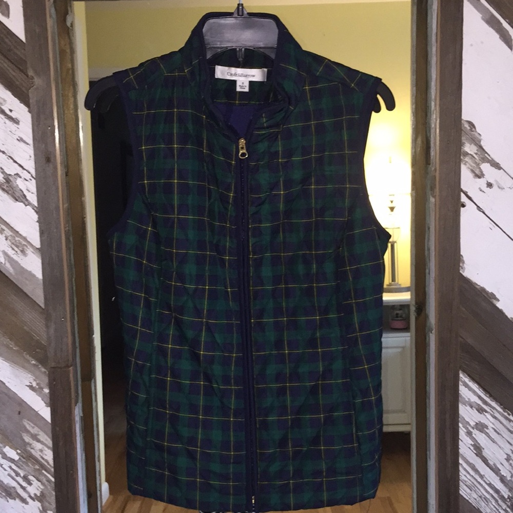 Croft&Barrow Preppy plaid Vest 💛